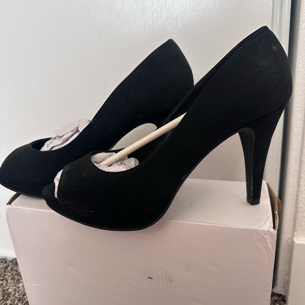 Black high heels